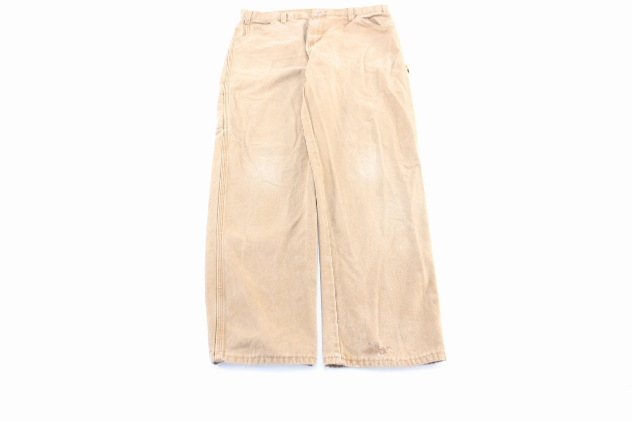Casual Performance Fit Feminine Fit Dickie's Logo Patch Tan Workwear Pants