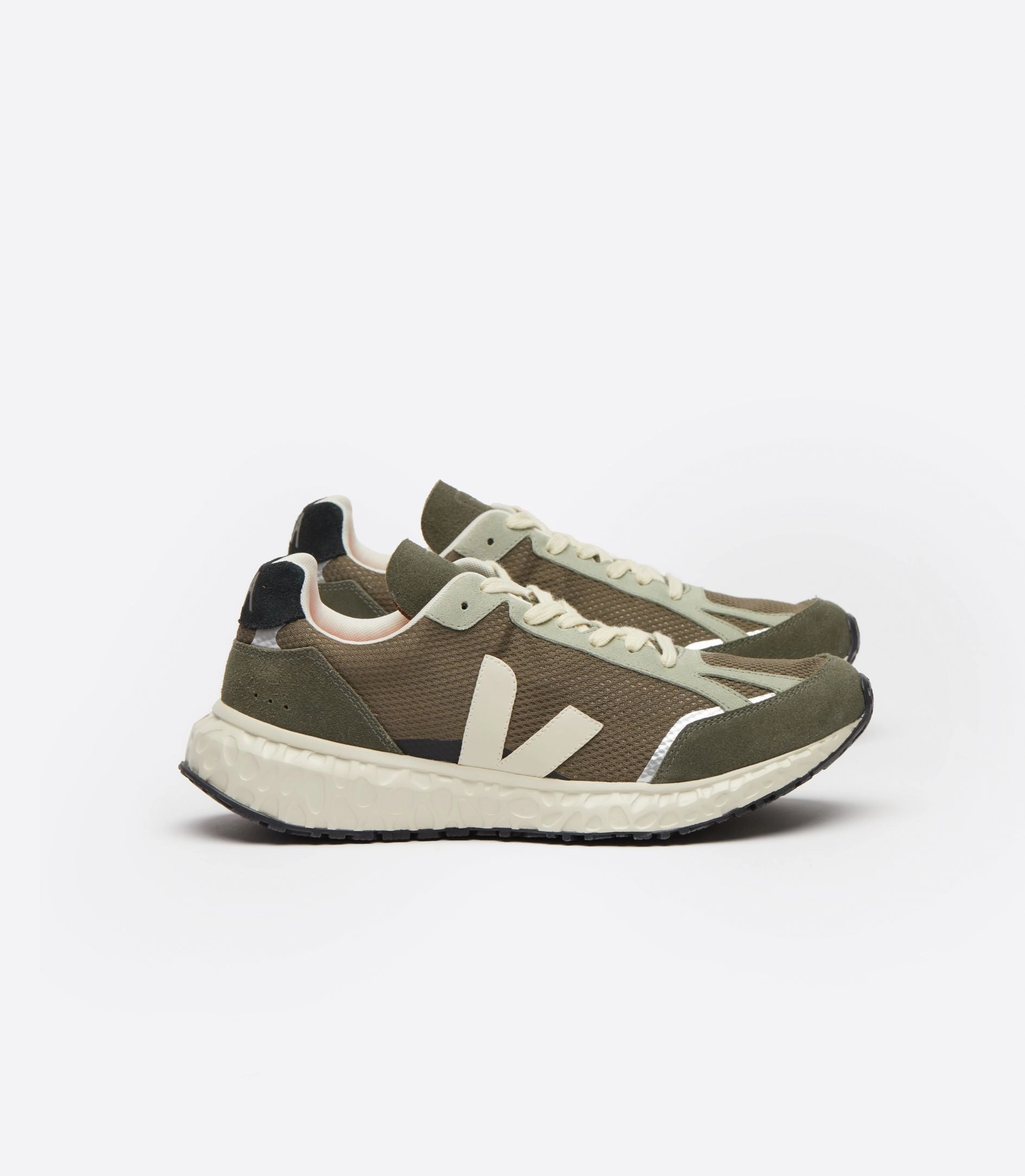 Soft Soles Sustainable Sole Construction W Condor Royale Kaki/Pierre Alveomesh