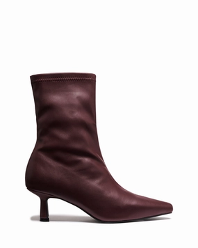 Keeley Ankle Boot Bordeaux Season Chicwear