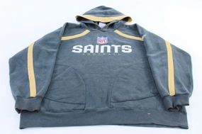 Insulation Jacket Commemorate New Orleans Saints Football Embroidered Reebok Pullover Hoodie