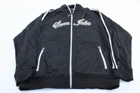 Winter Outerwear Y2K Sean John Embroidered Black & White Track Jacket