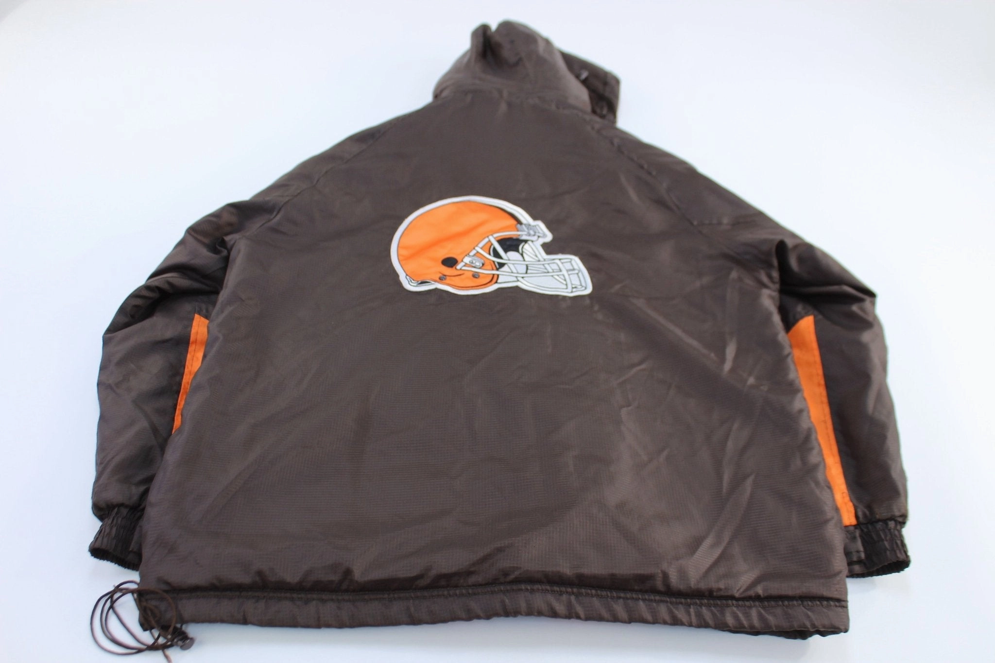 Chilly Days Cleveland Browns Embroidered Football Zip Up Jacket