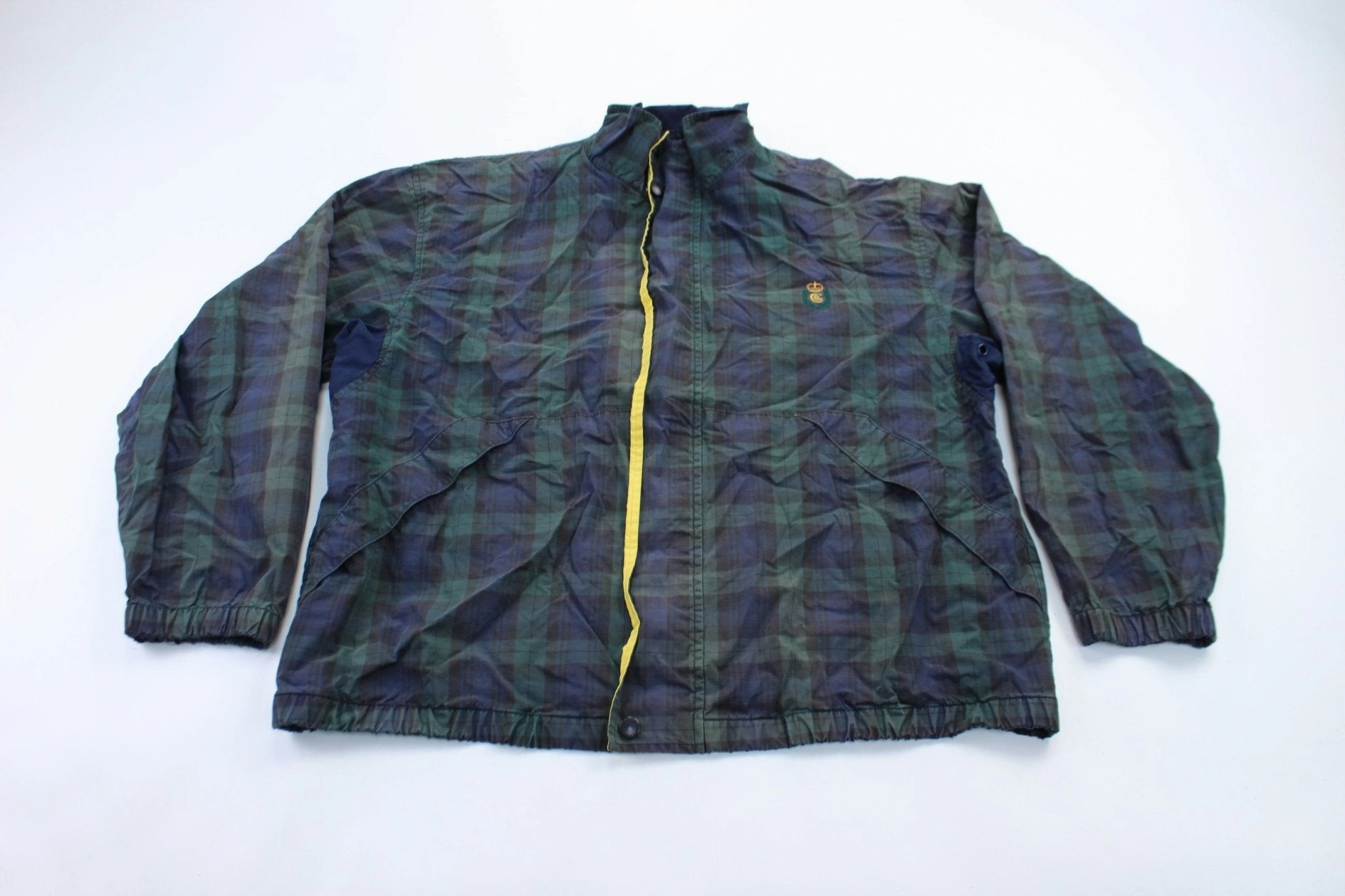 Proclaim Chaps Ralph Lauren Embroidered Plaid Jacket