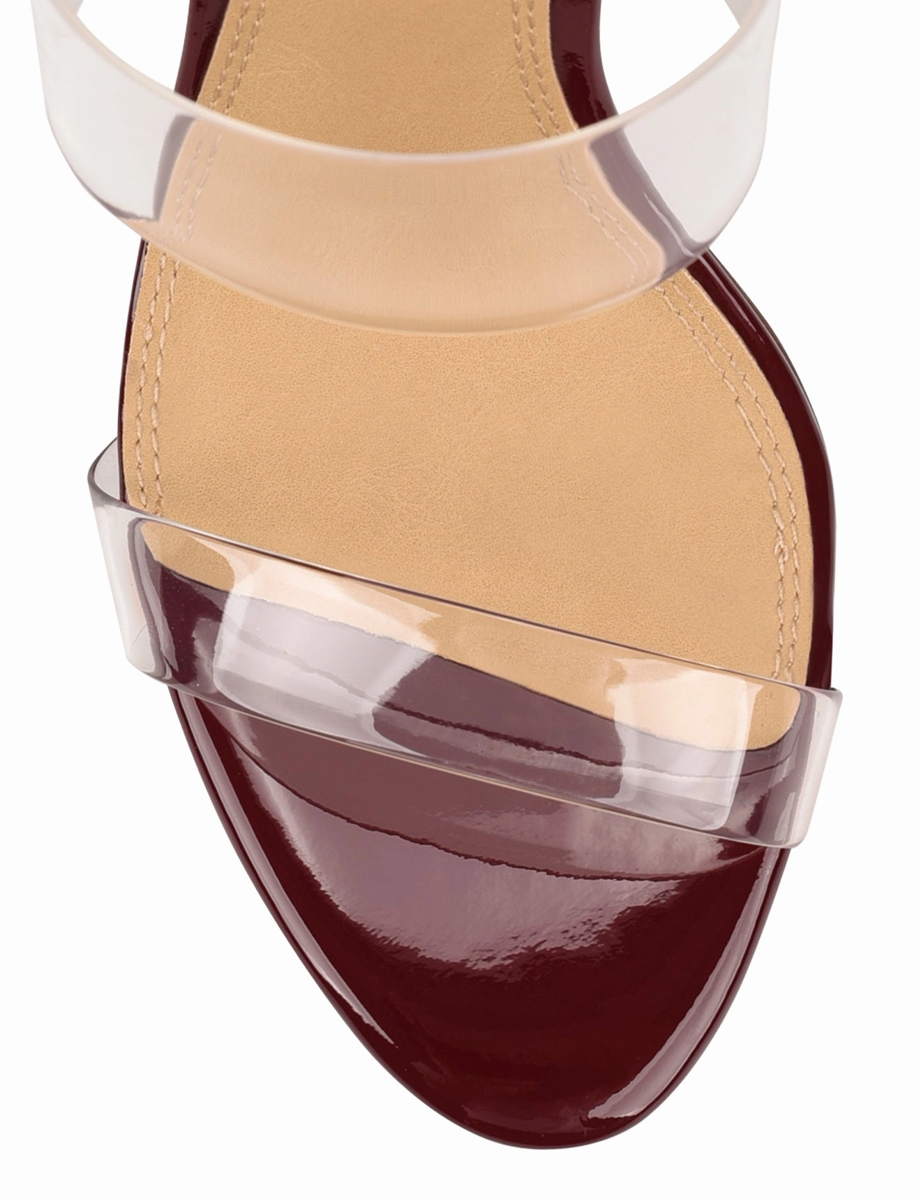 Weekday Wind Down Water Drainage Channels Brooklyn Stiletto Mules - Wine Patent Leather & Vinylite