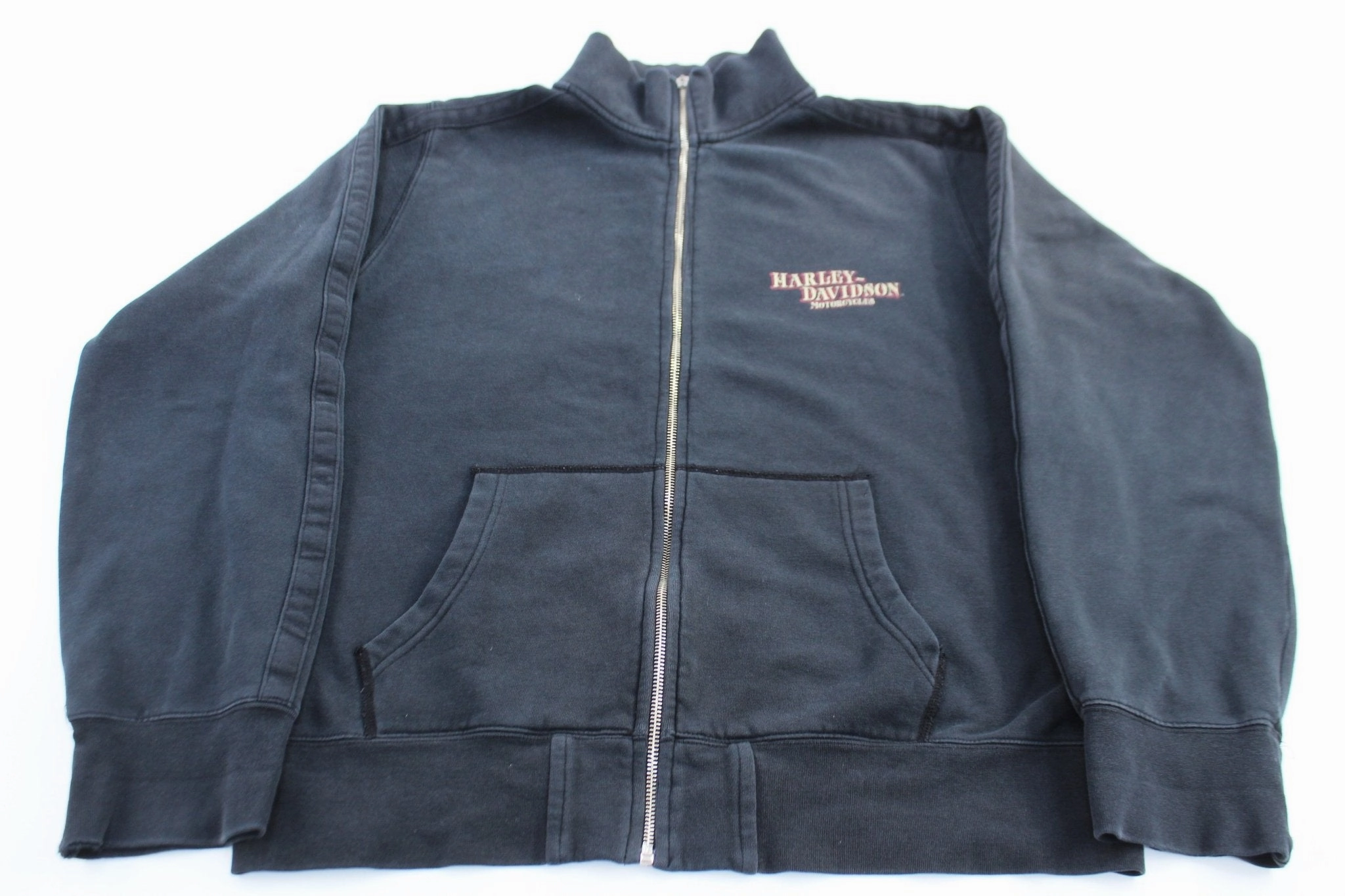 Harley Davidson Motorcycles Lafayette, Louisiana Full Zip Sweater UV Protective Layer Deodorant