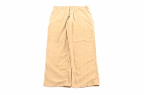 Carhartt Logo Patch Tan Dungaree Fit Pants Button front Functional Fashion