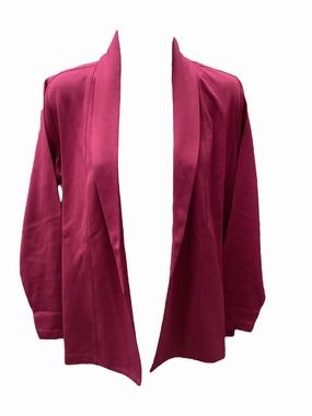 Fashionable Layering The TOG Shop Women's Blazer Wine PM