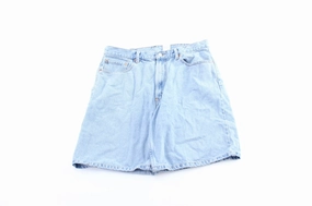 Levi's 550 Light Wash Denim Shorts Thermal Lining Breathable Style