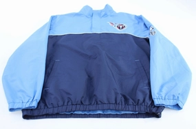 Wind Lock Tennessee Titans Football Embroidered Logo Zip Up Jacket