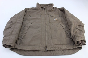 Short-sleeved Carhartt Logo Patch Duck Duck Jefferson Traditional Jacket