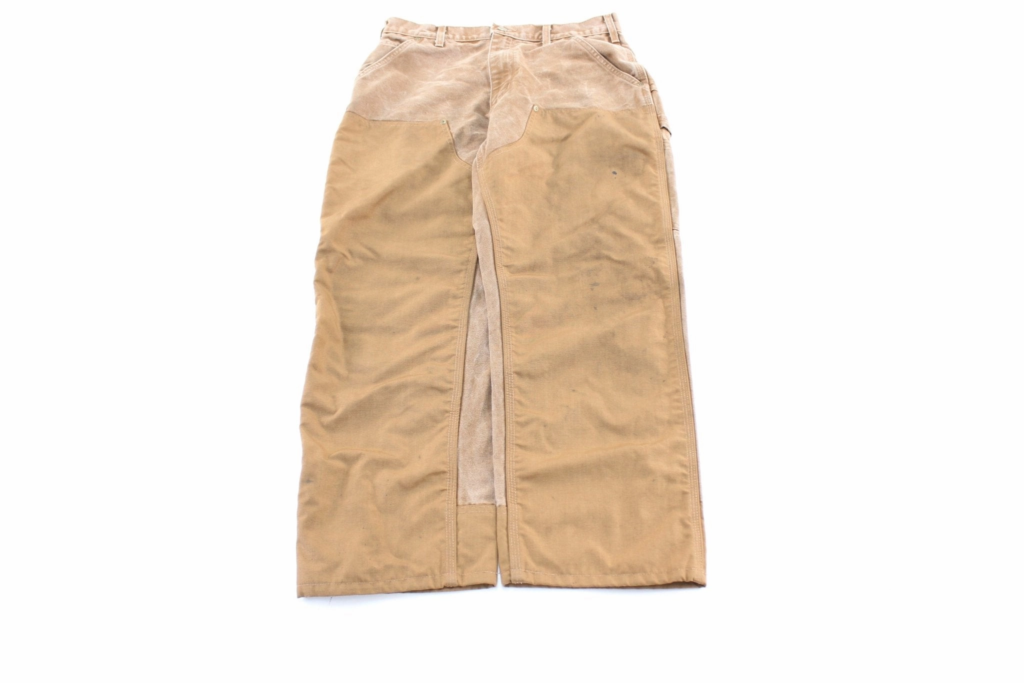 Relaxed fit wear Comfortable Fabric Carhartt Logo Patch Tan Workwear Pants