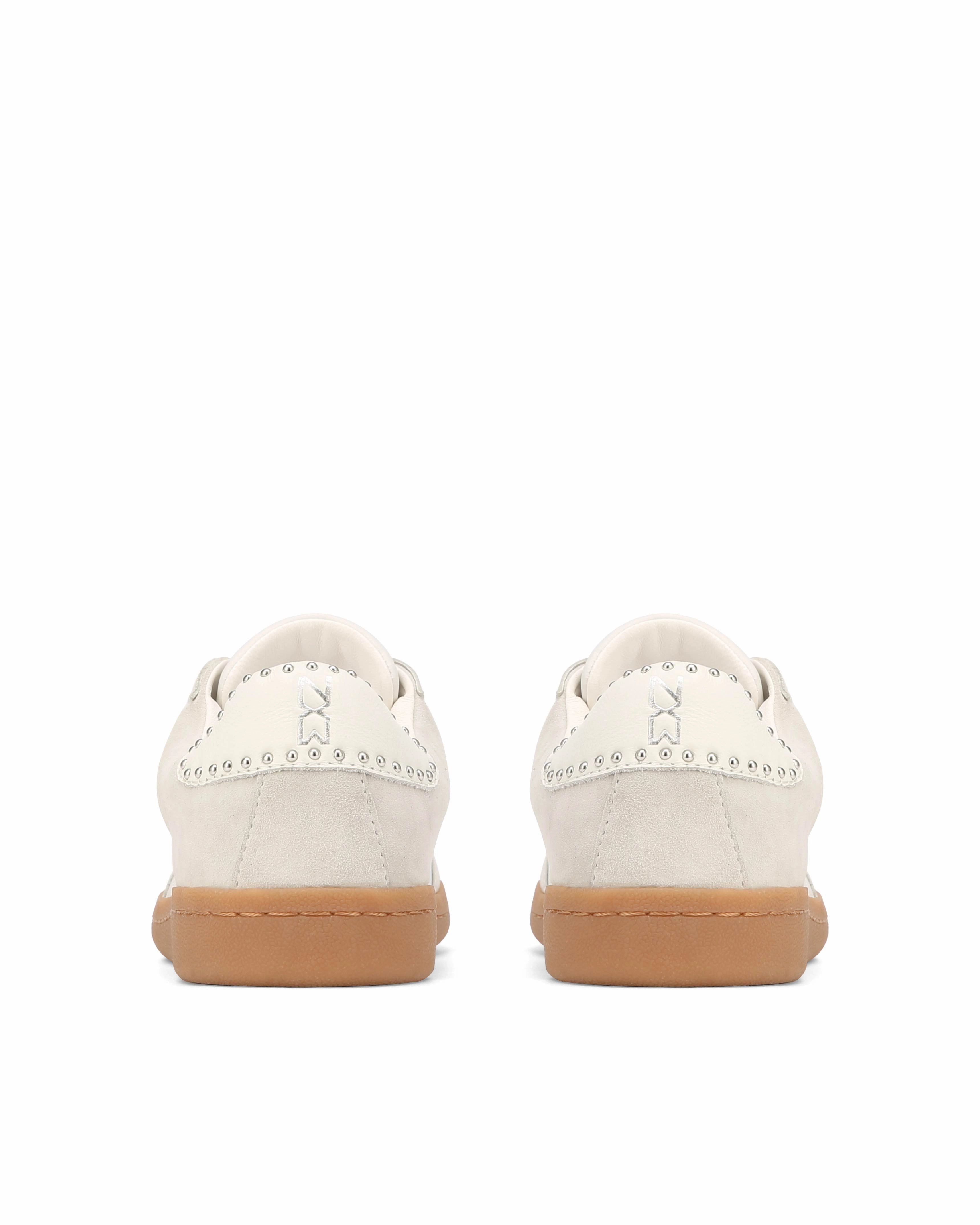 SlipResistant Dasha White Genisys Suede