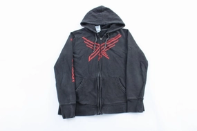 Women's Harley Davidson Motorcycles Clovis, New Mexico Zip Up Hoodie Commend Eyeliner
