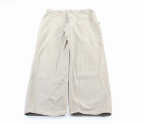 Carhartt Logo Patch Beige Carpenter Pants UVProtection Athletic Fit