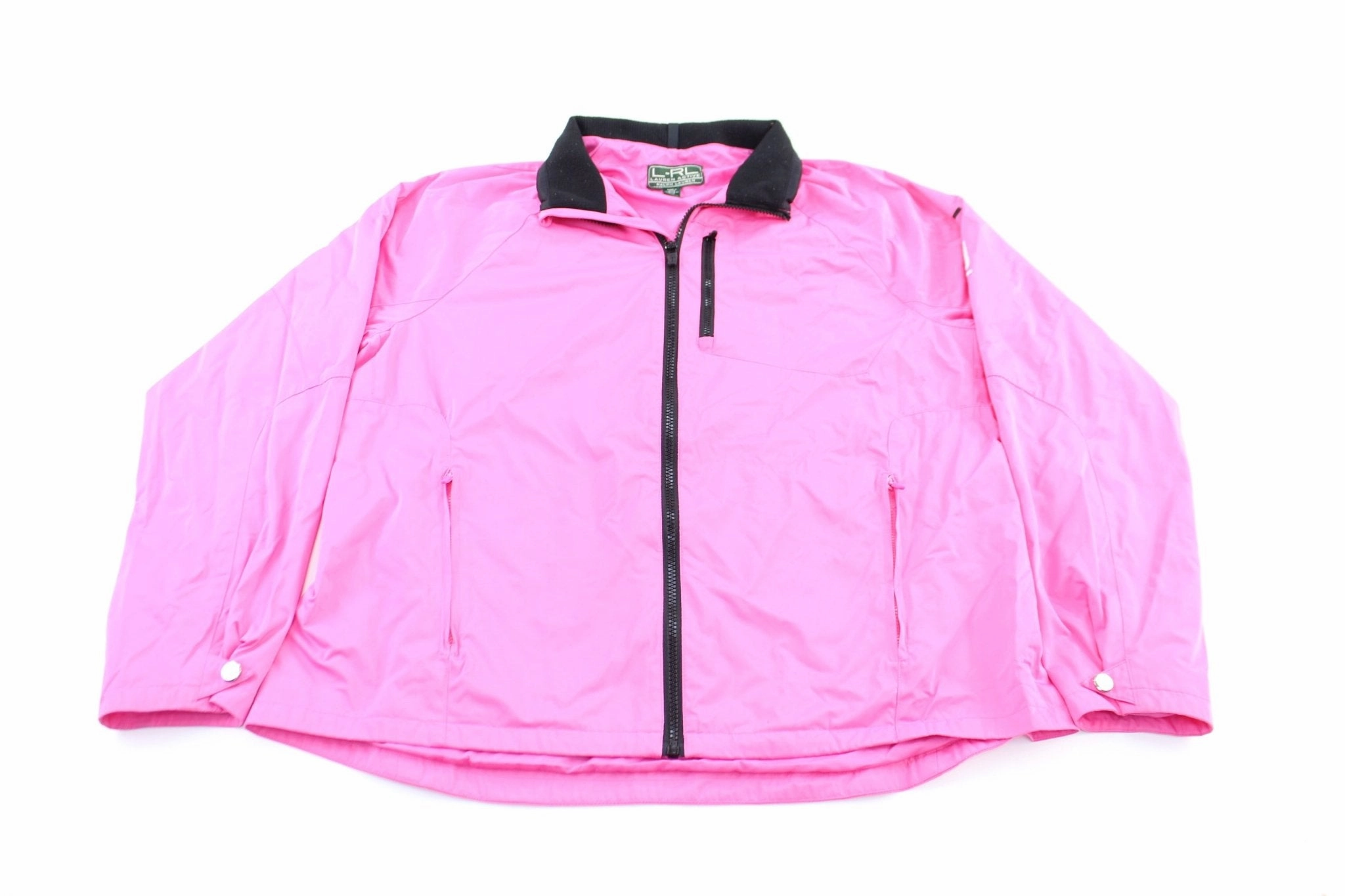 Compete Women's Ralph Lauren Active Pink & Black Zip Up Jacket