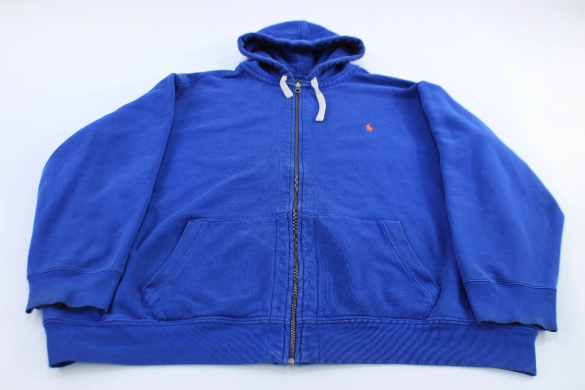QuickDry Moisture Wicking Status Polo by Ralph Lauren Embroidered Logo Blue Full Zip Hoodie