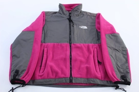 Outdoor Insulation Women's The North Face Pink & Grey Denali Fleece Jacket