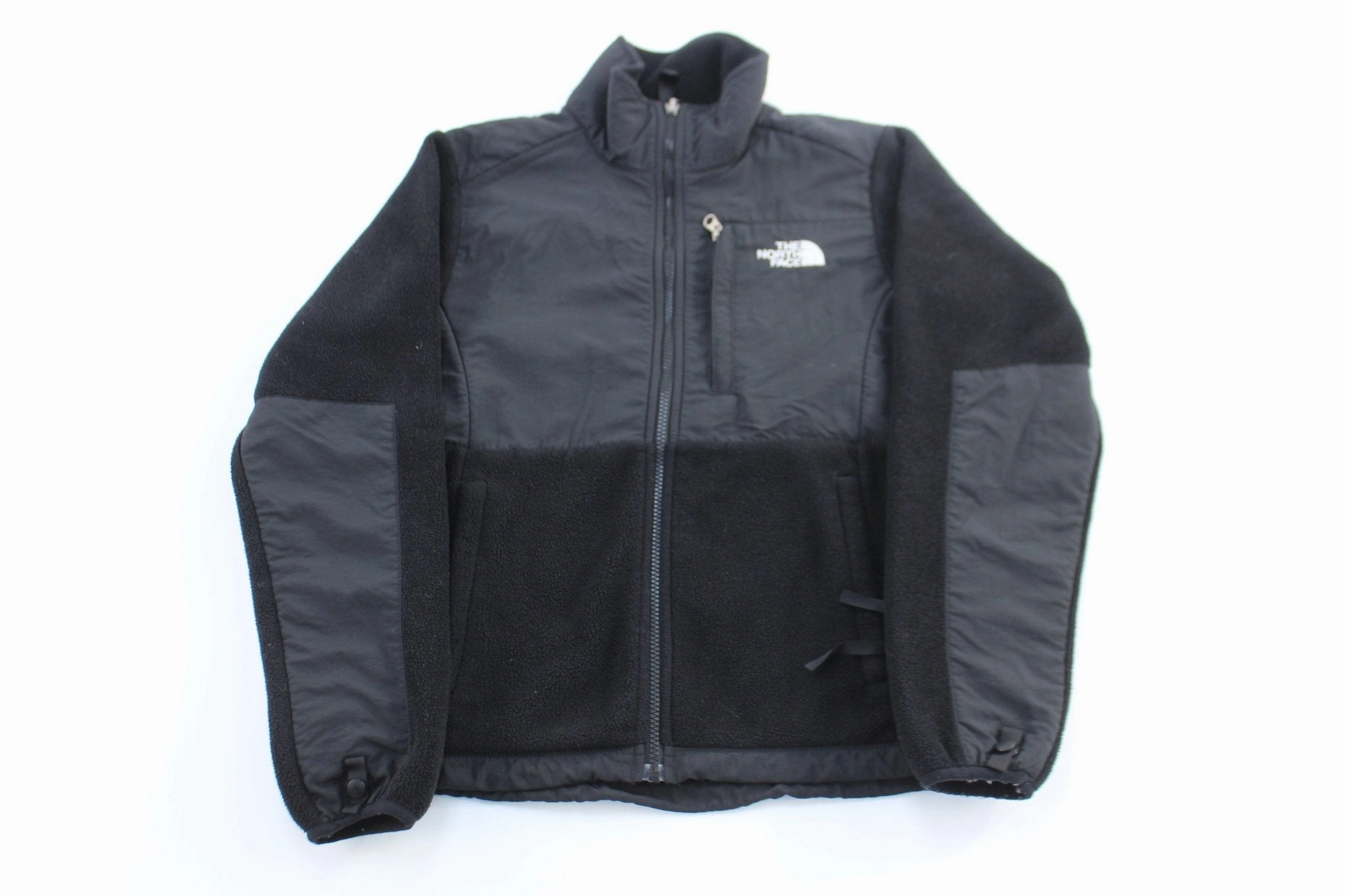 Women's The North Face Black Denali Fleece Jacket Sleek Jacket Dirt Repellent Surface