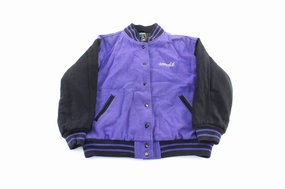 suitable for trade shows Present Women's 90's American Girl Embroidered Varsity Jacket