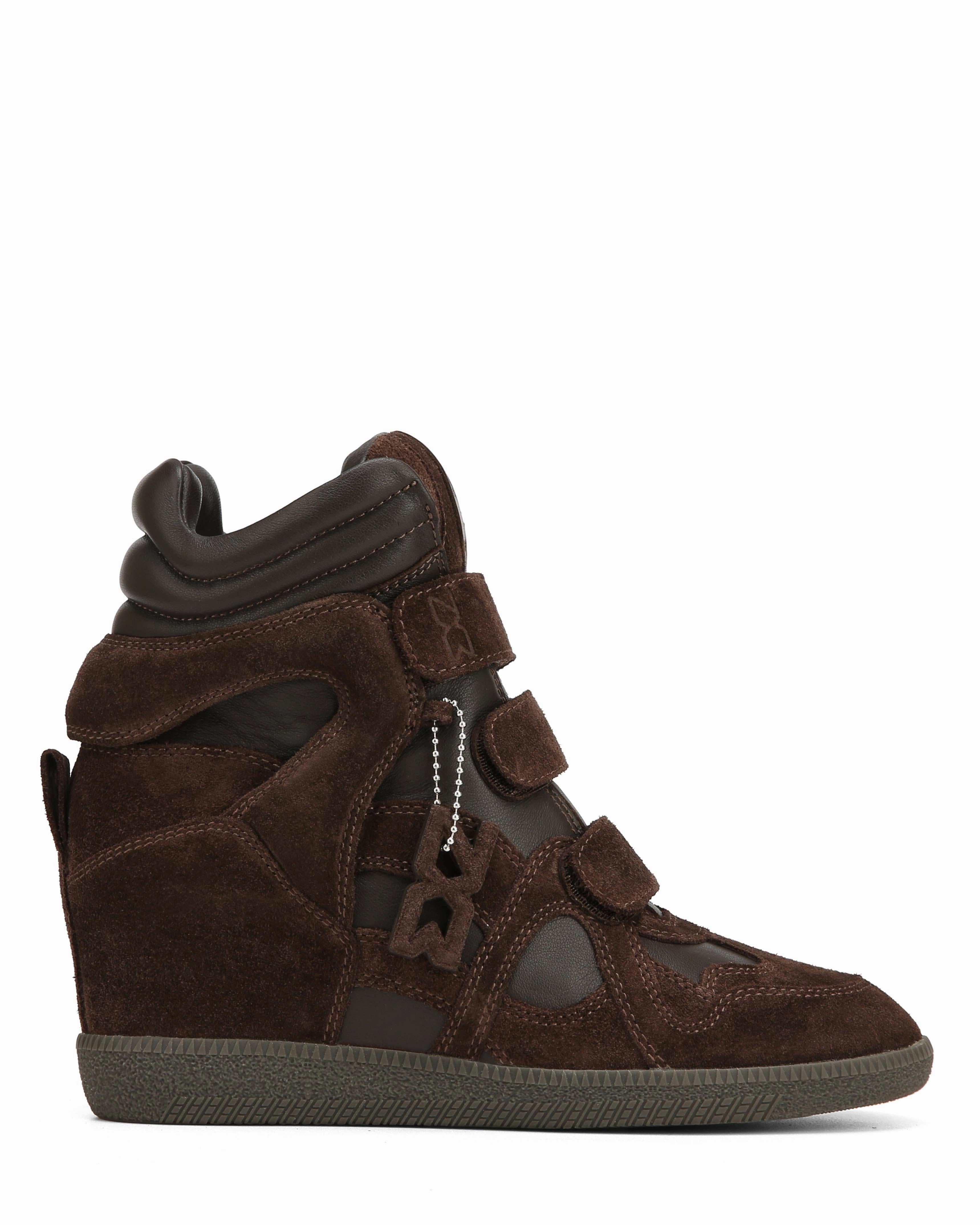 Demmi Brown Leather/Suede Peak Comfort Comfortable ankle support