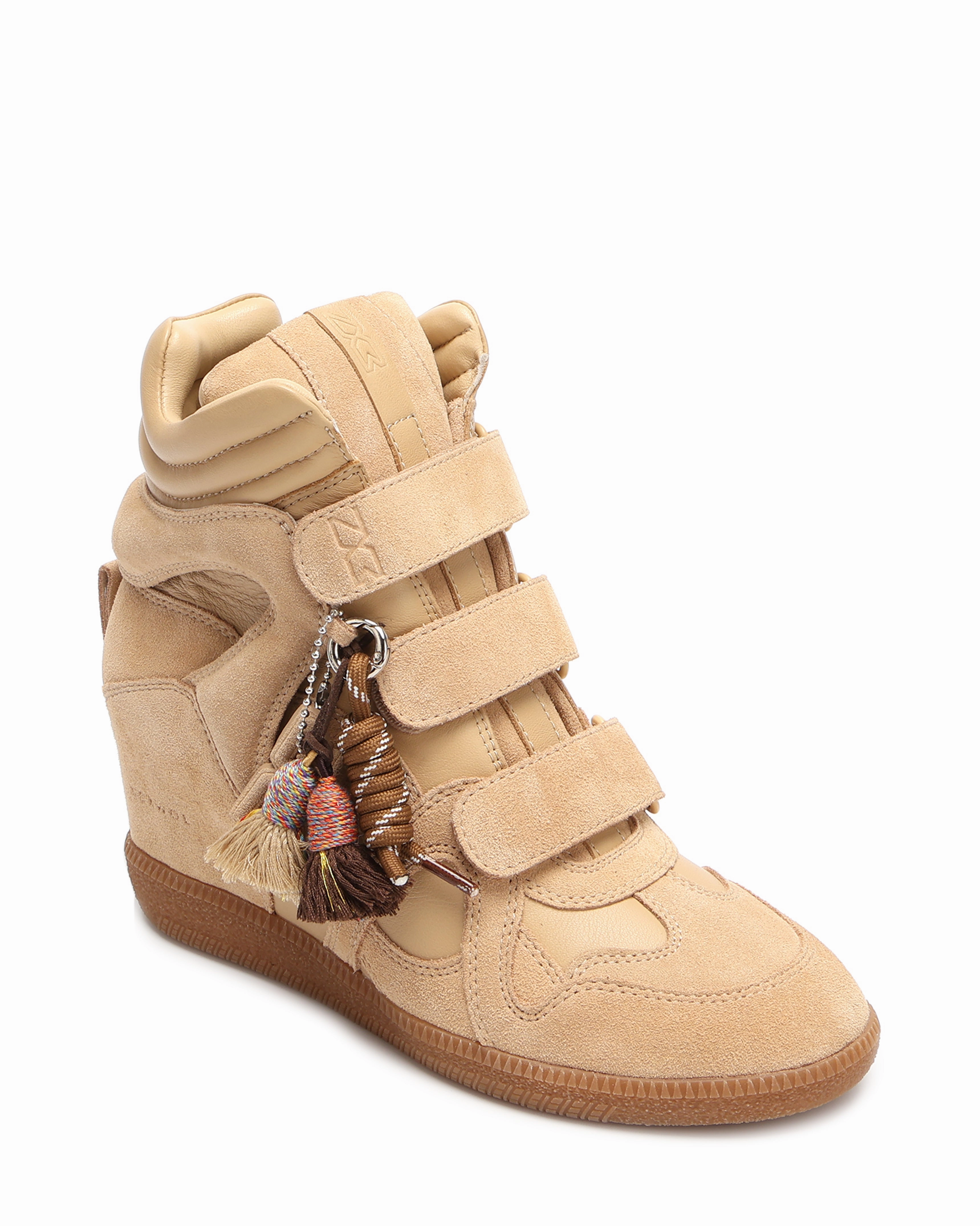 Sophisticated traction Lace Up Closure System Demmi Camel Leather/Suede