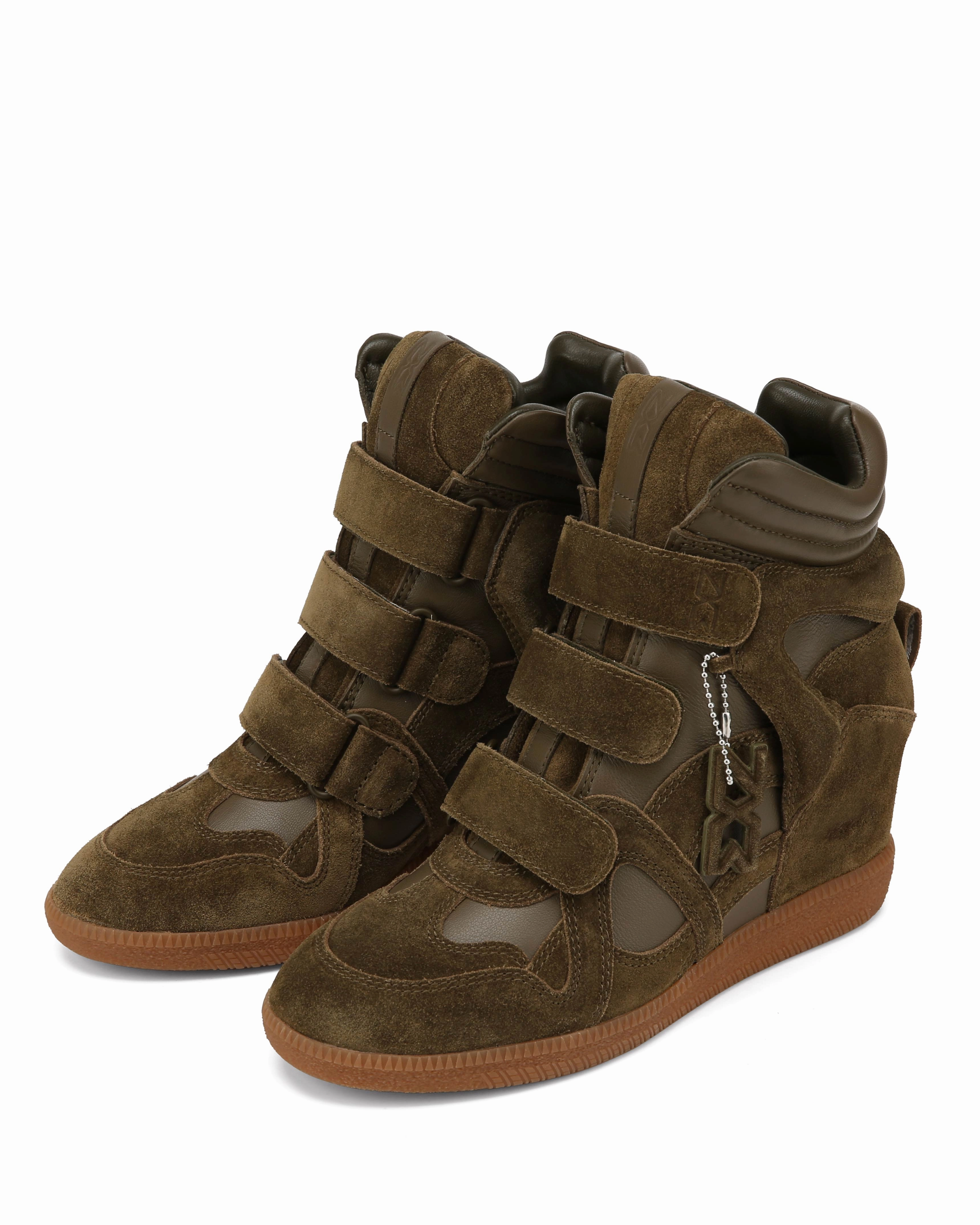 Demmi Khaki Leather/Suede City Gear