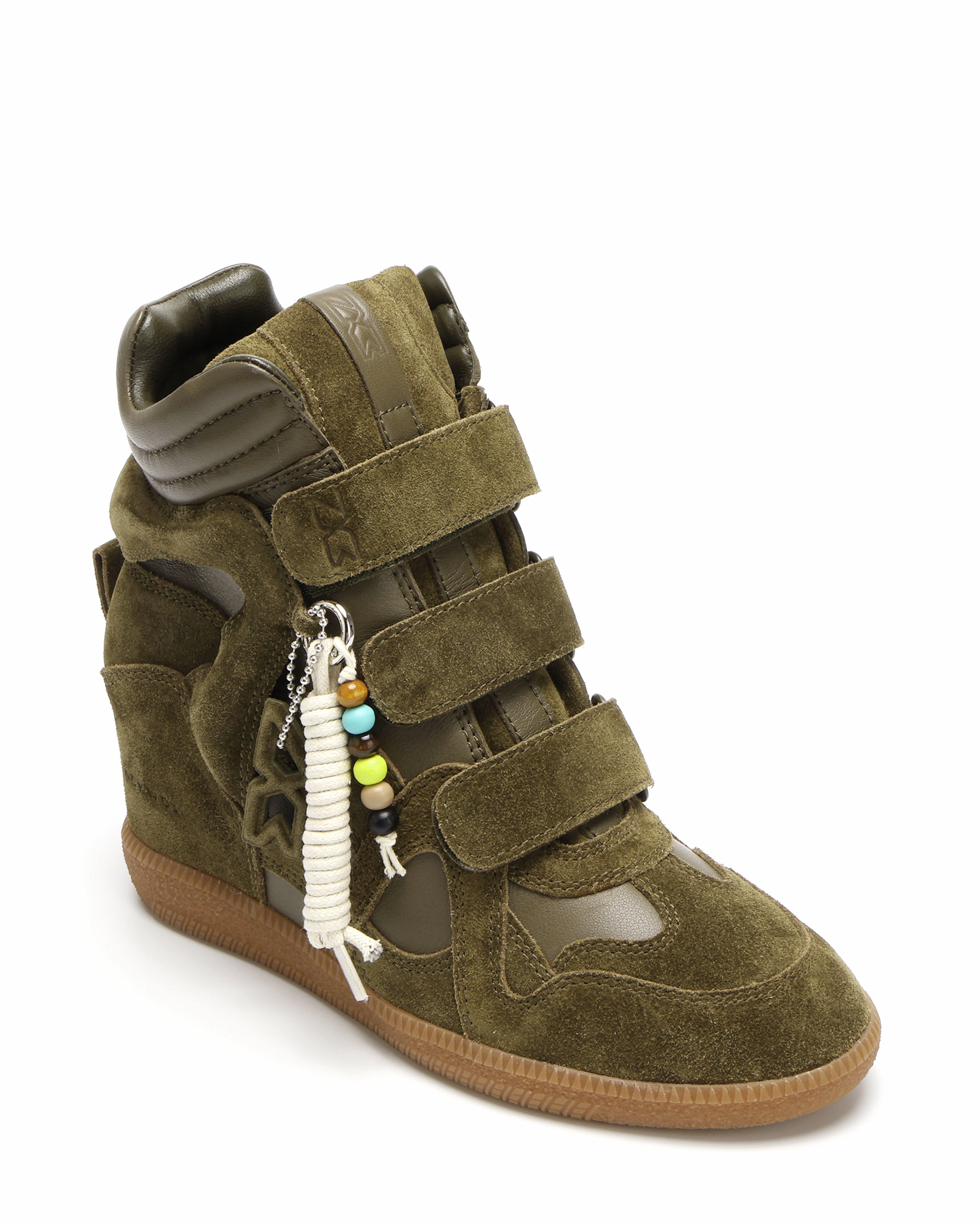 Demmi Khaki Leather/Suede Adjustable Fit Technology Everyday Favorite