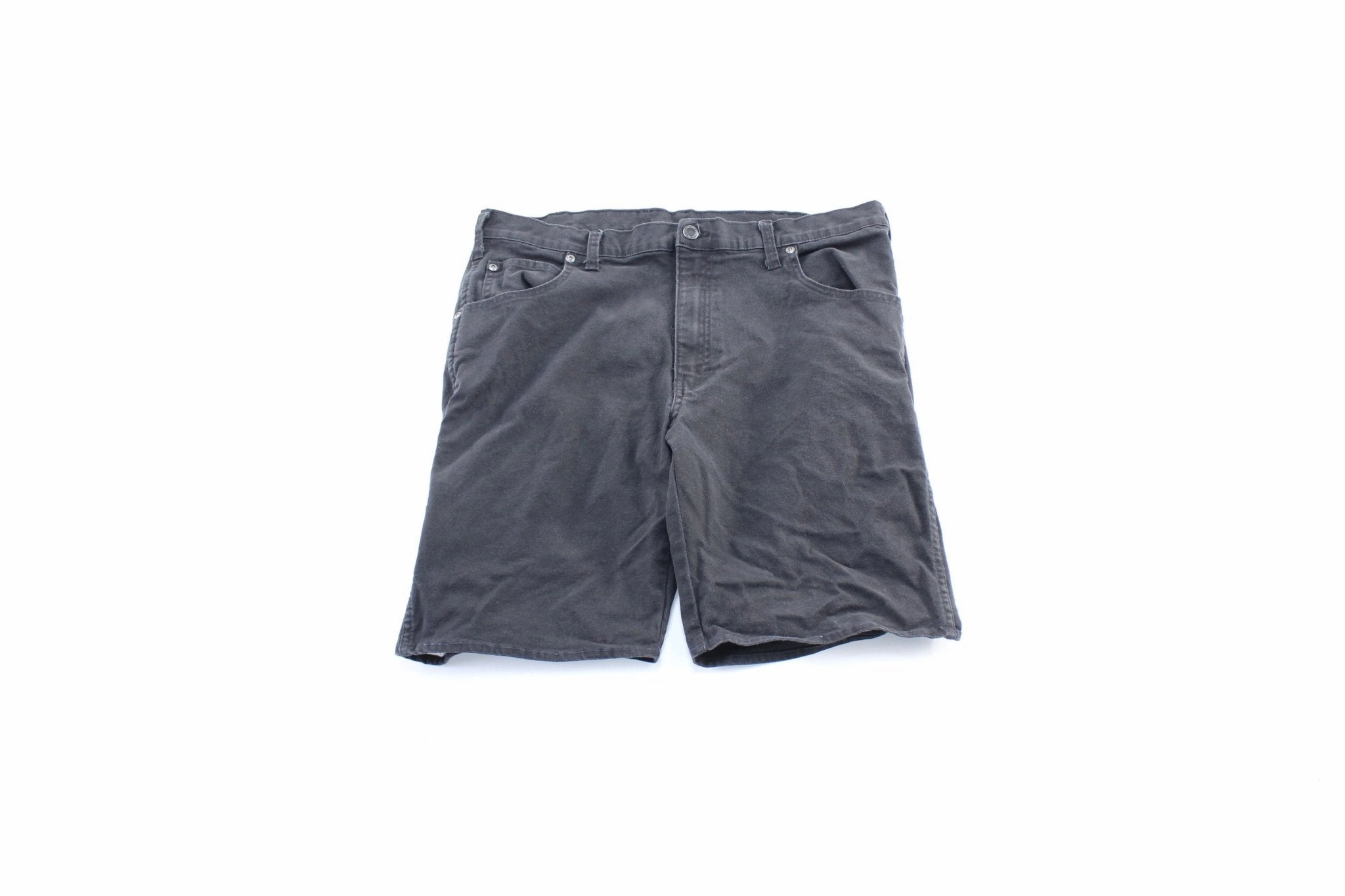 Dickie's Logo Patch Black Carpenter Shorts Comfort Focused Chilly Weather