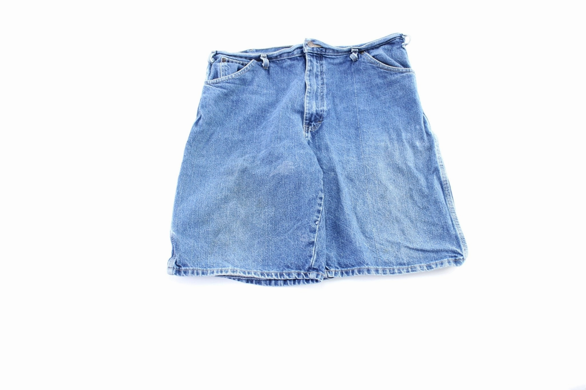 Dickie's Logo Patch Denim Shorts ripstop fabric