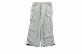 Dickie's Logo Patch Green Carpenter Pants Non Restrictive Stretchy Waist