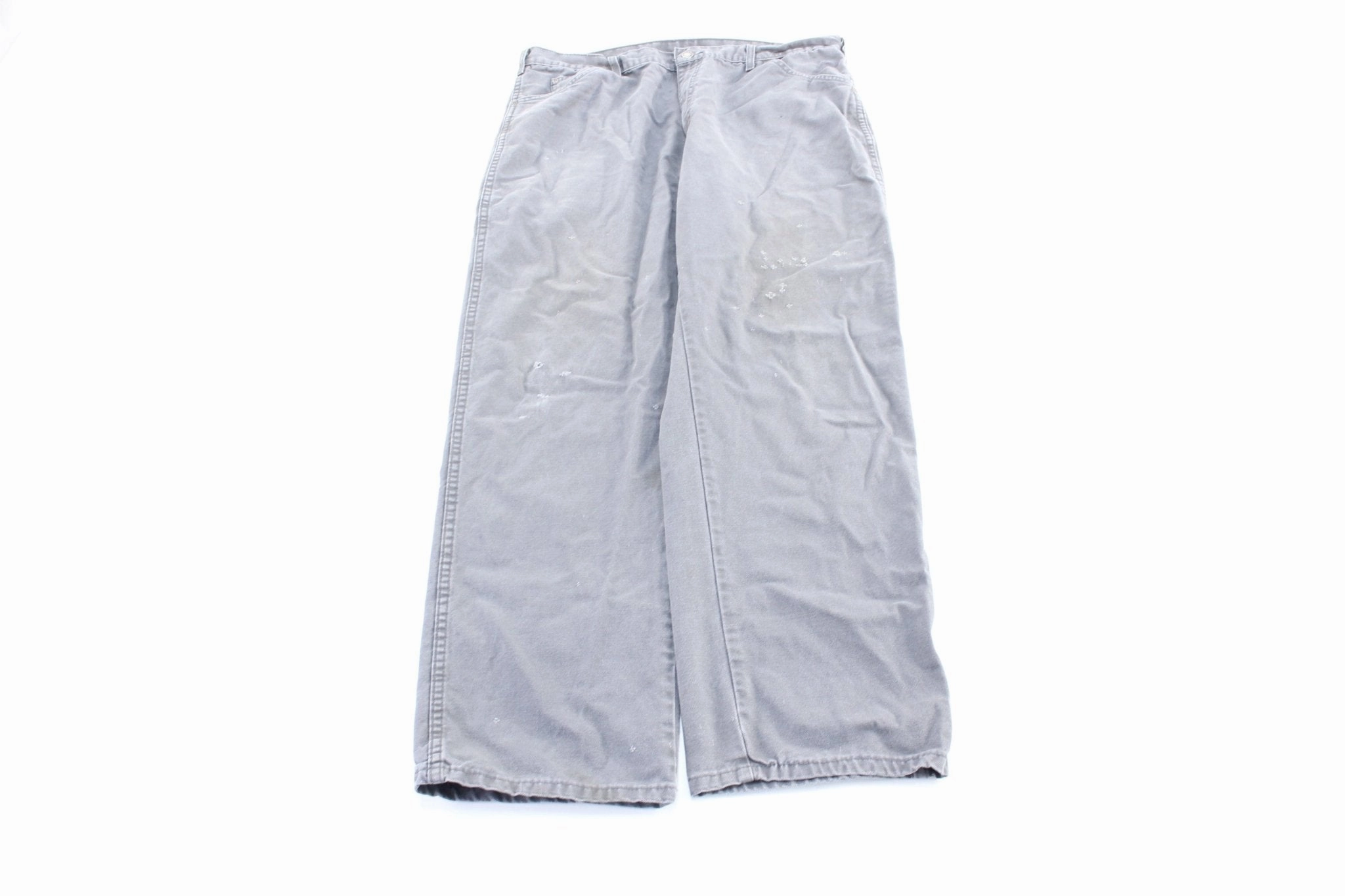 Low Bulk Dickie's Logo Patch Grey Carpenter Pants