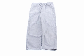 Tapered Leg Design Dickie's Logo Patch Grey Workwear Pants