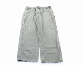 Anti Pilling Flexible Comfort Wear Dickie's Logo Patch Olive Green Workwear Pants