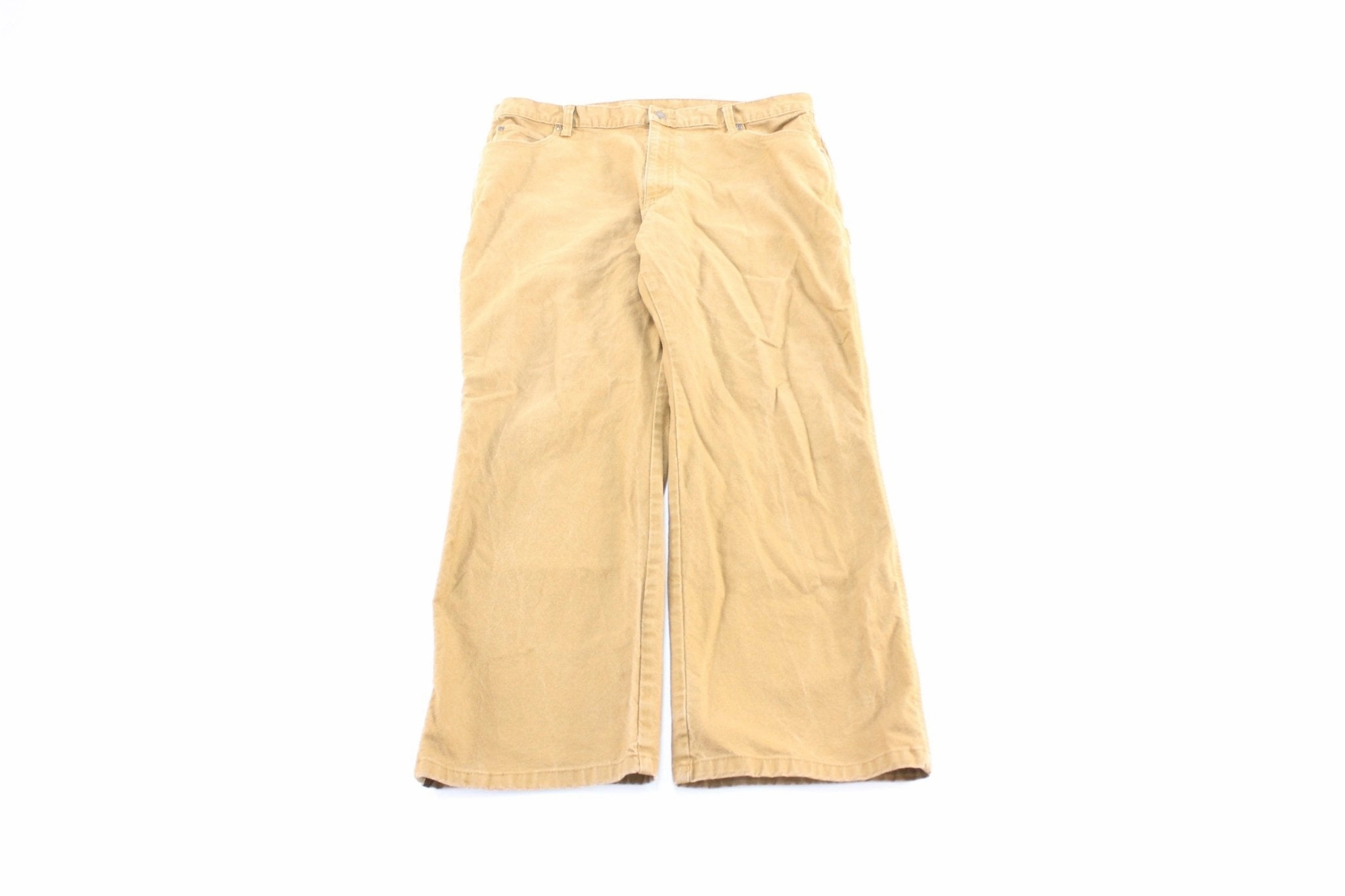 Dickie's Logo Patch Tan Carpenter Pants Casual Edge
