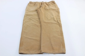 Dickie's Logo Patch Tan Carpenter Pants Multi-way wear