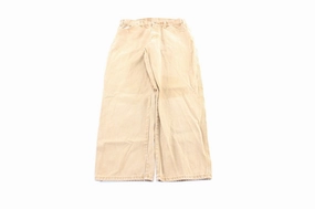Dickie's Logo Patch Tan Workwear Pants Comfortable Waistband
