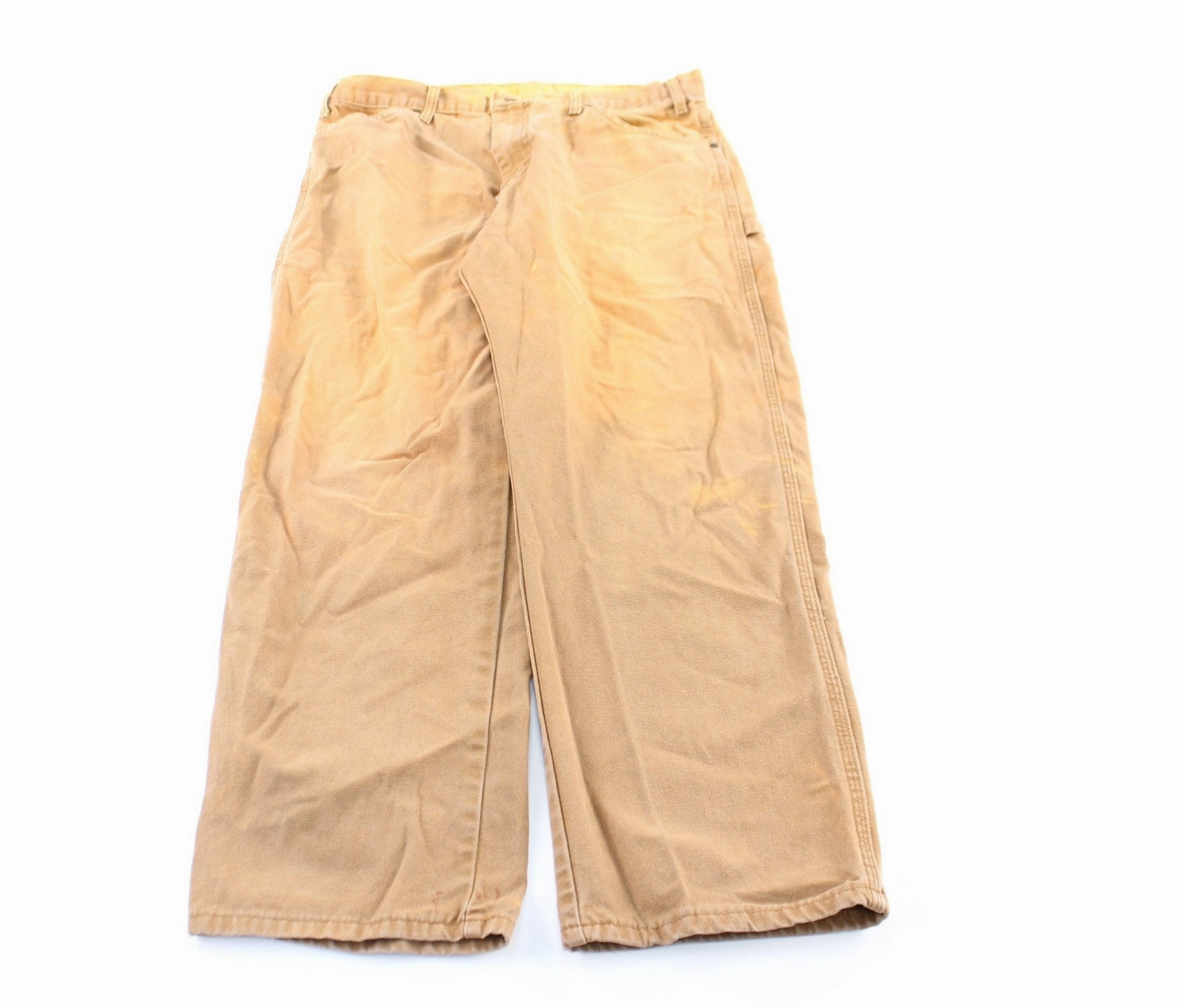 Casual Movement Fit Control Dickie's Logo Patch Tan Workwear Pants