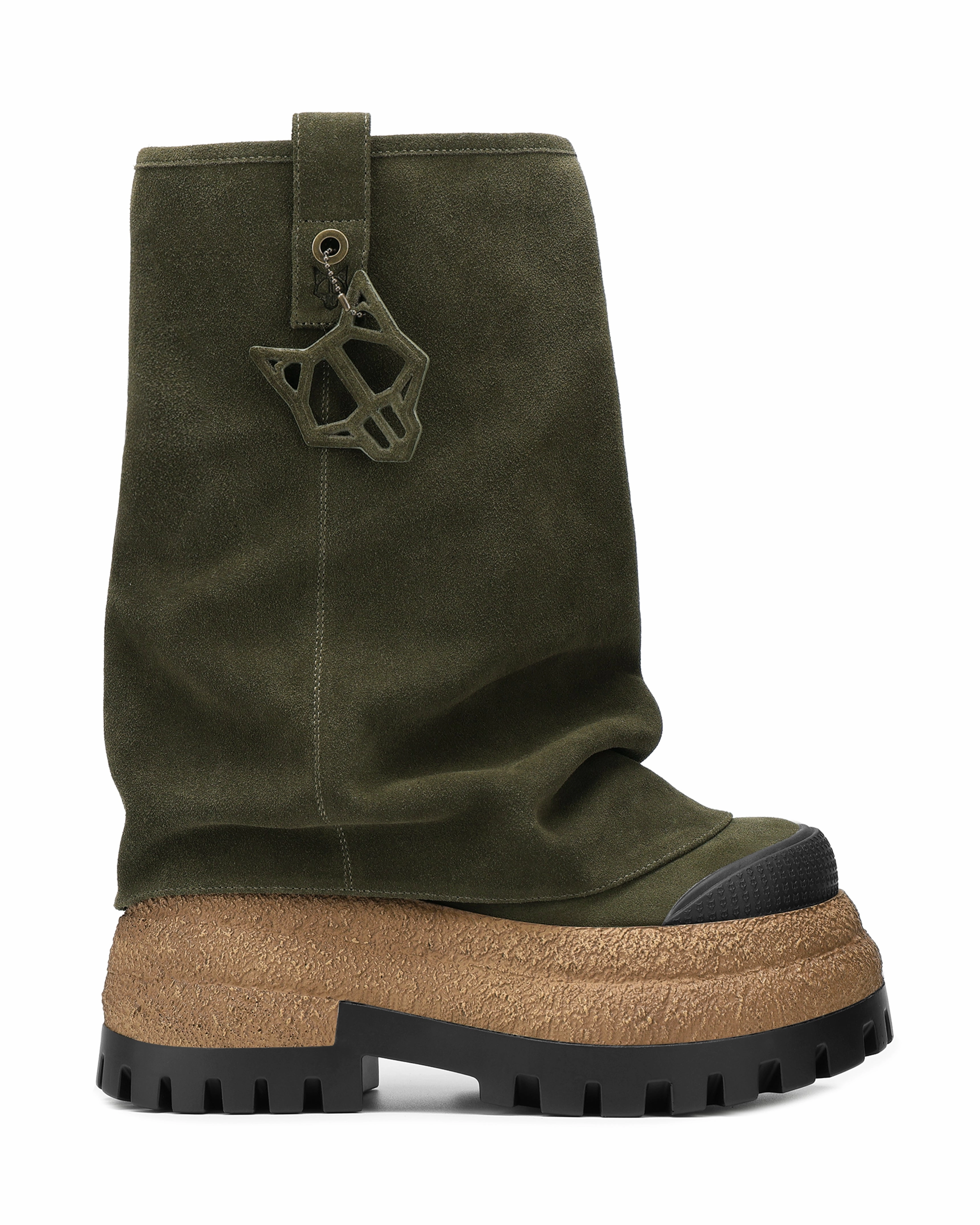 Built For Comfort Mono Glow Disturb Green Suede