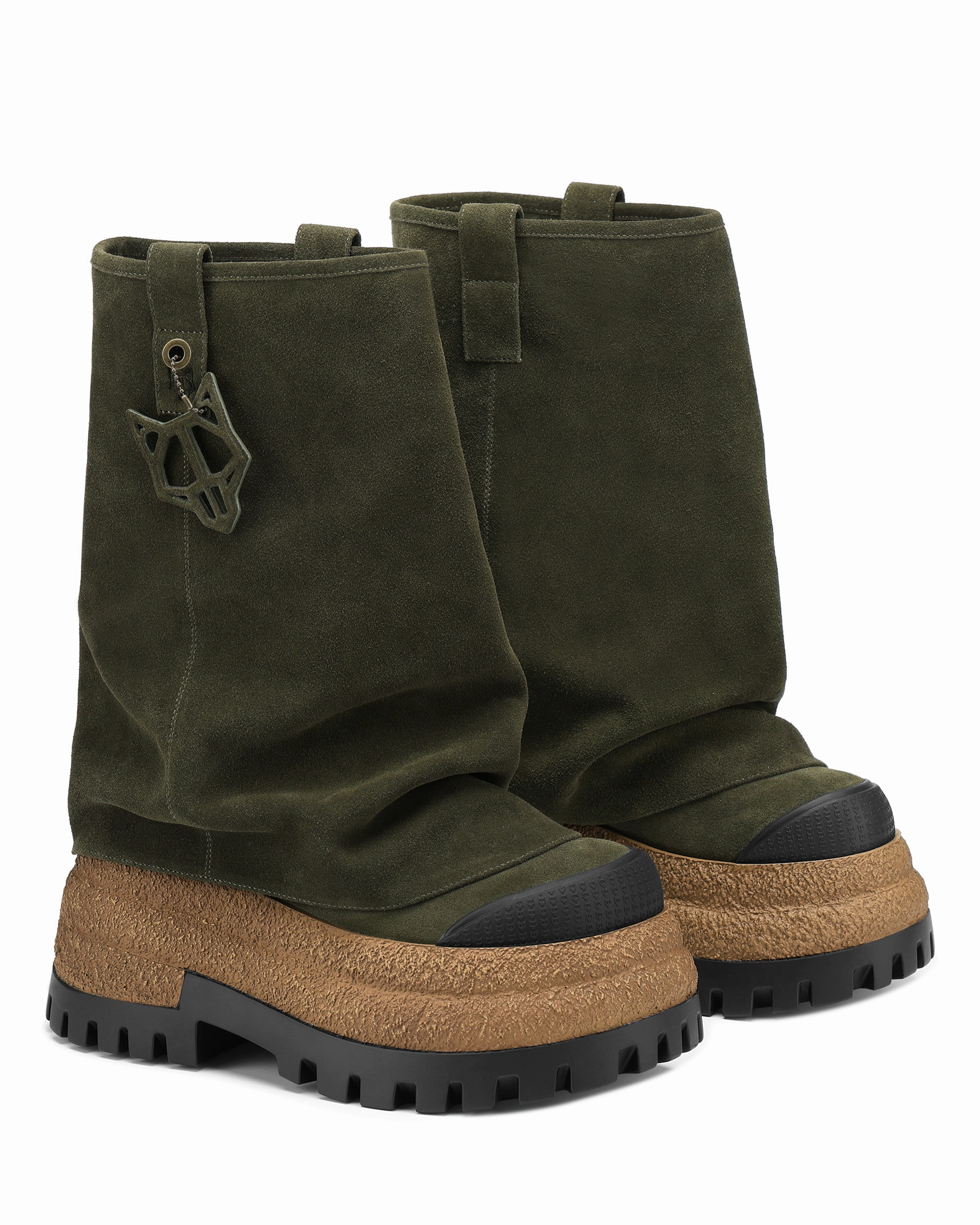 Disturb Green Suede Height Shape