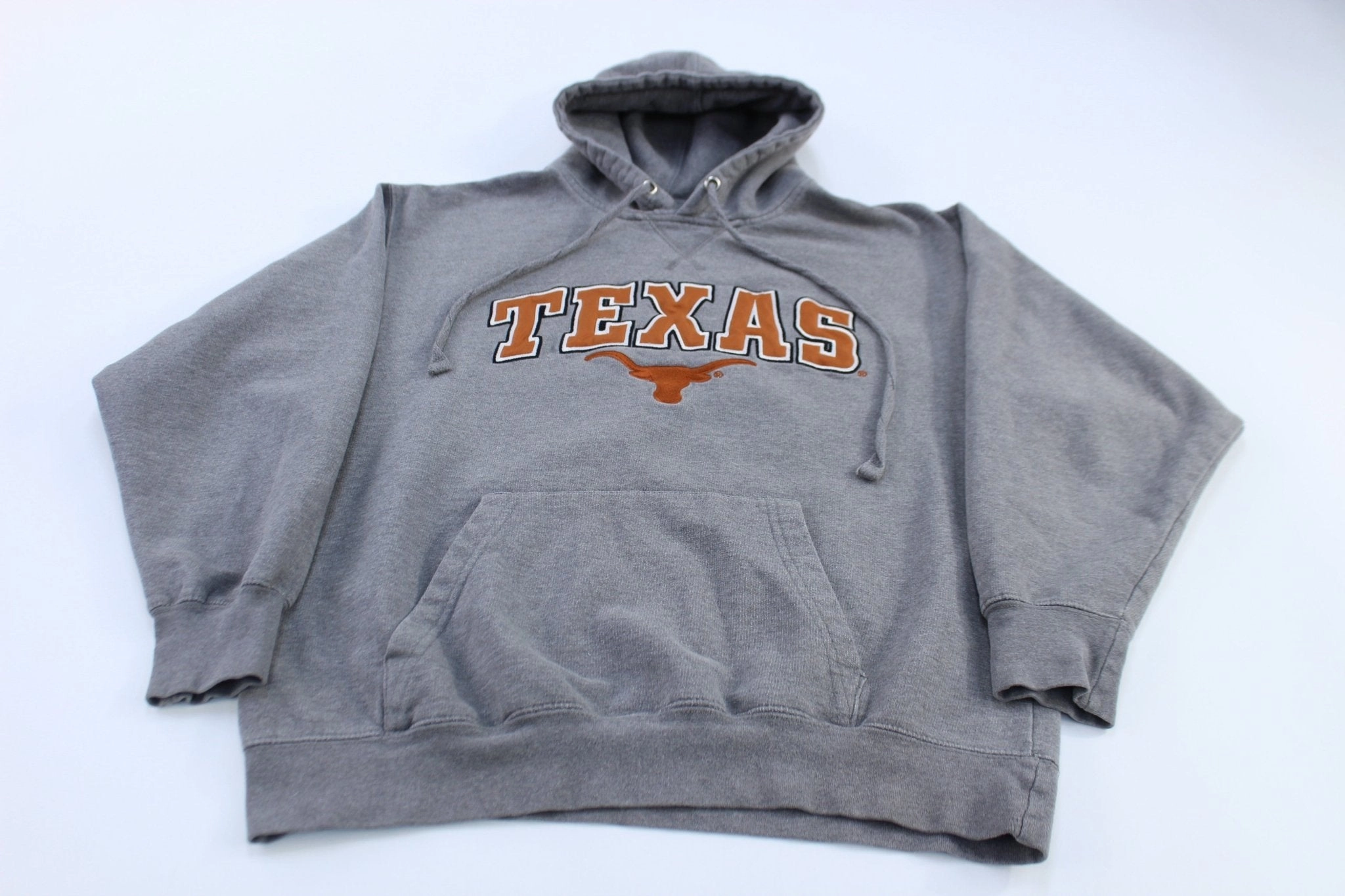 University of Texas Embroidered Grey Pullover Hoodie Anti Slip Shoulder Pads Review