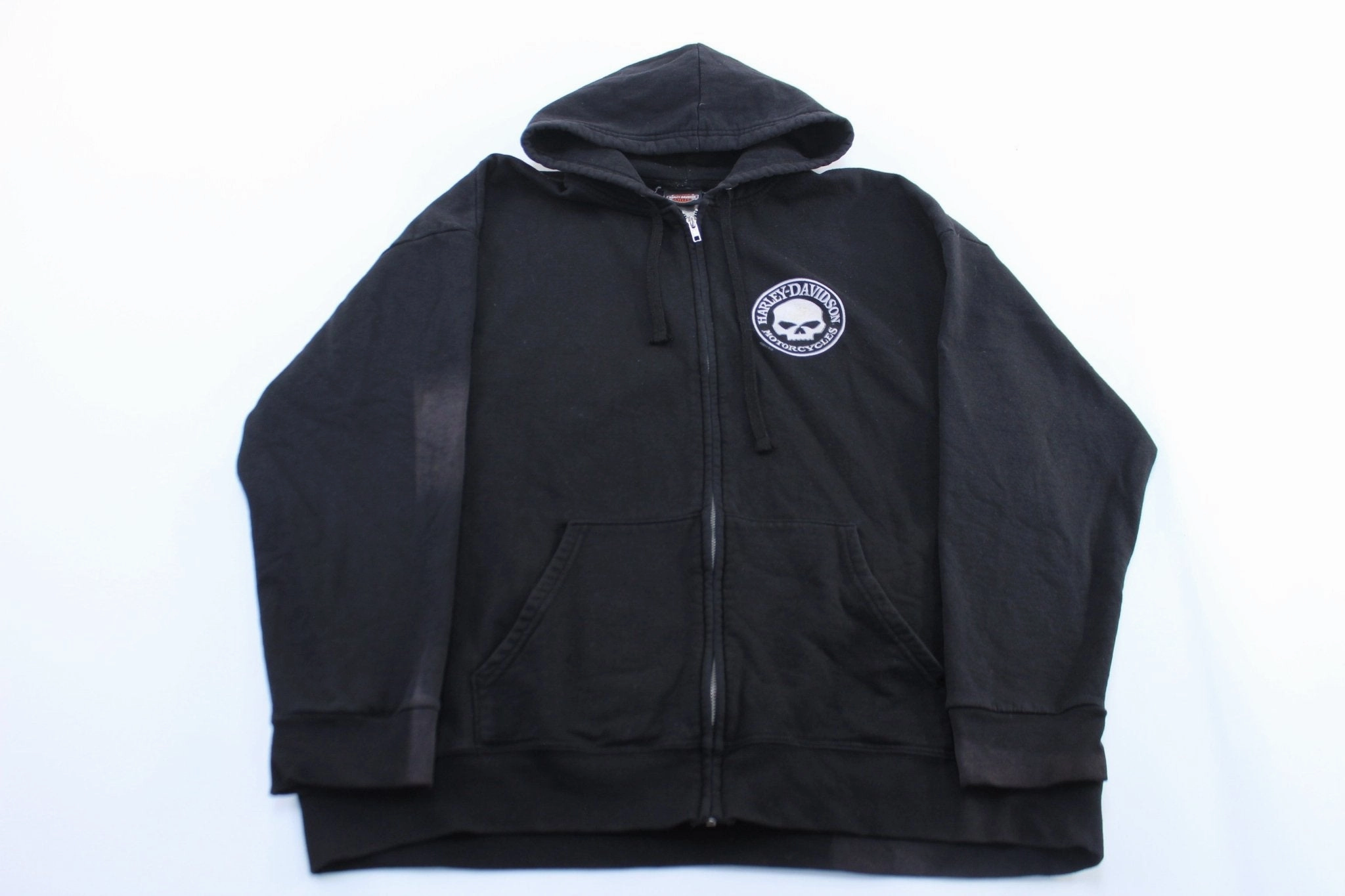 Chilly Day Gear Harley Davidson Motorcycles The Woodlands, Texas Zip Up Hoodie