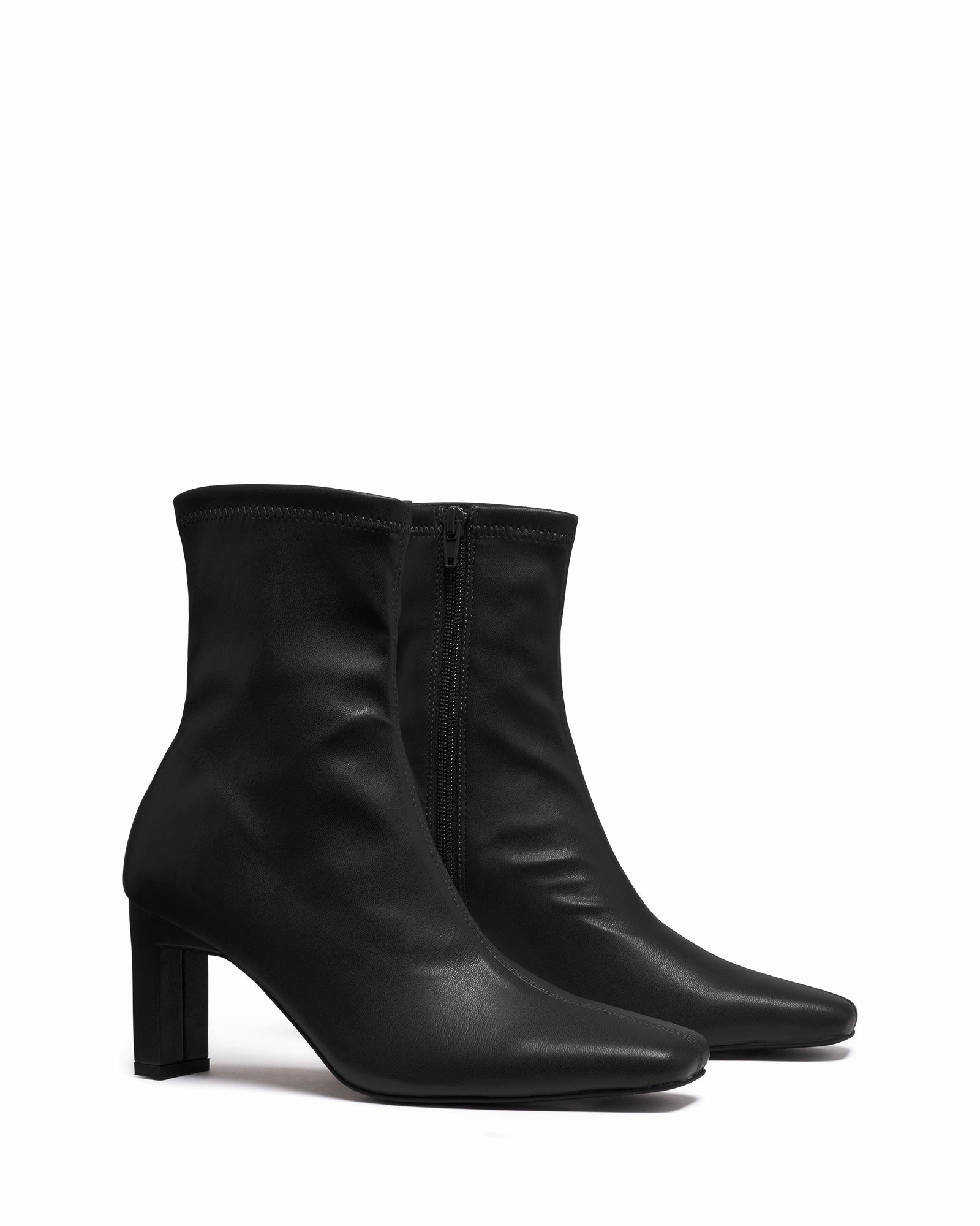 Bette Ankle Boot Black Smooth Warm Core