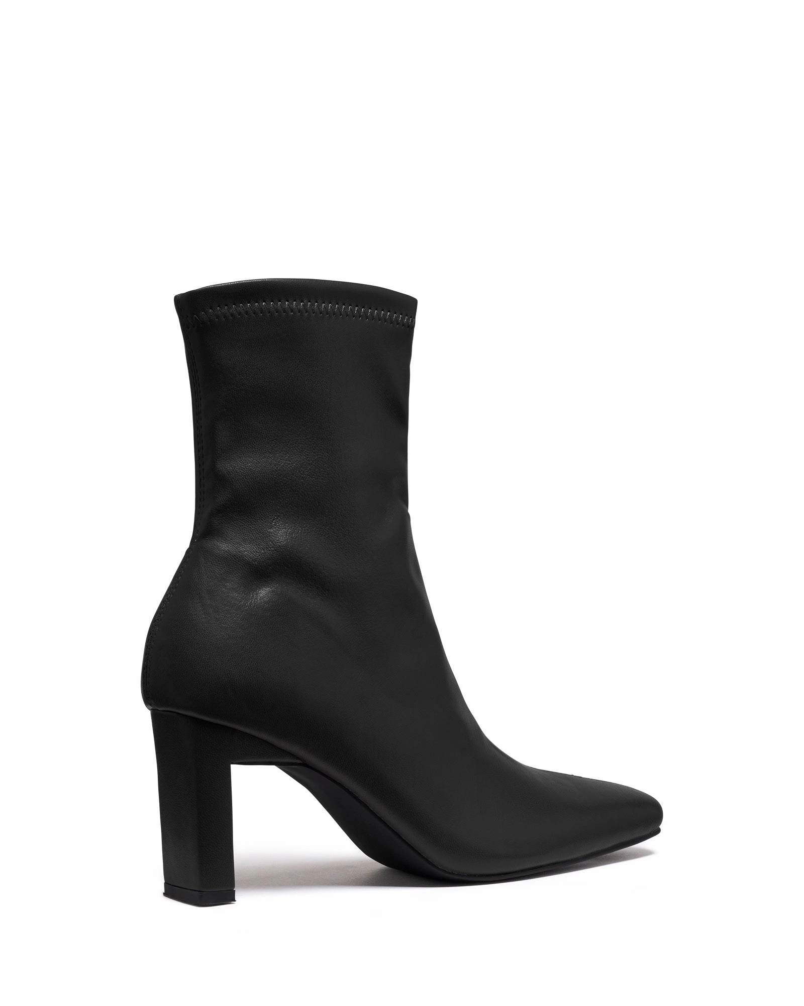 Bette Ankle Boot Black Smooth Padded Interior Night Travel