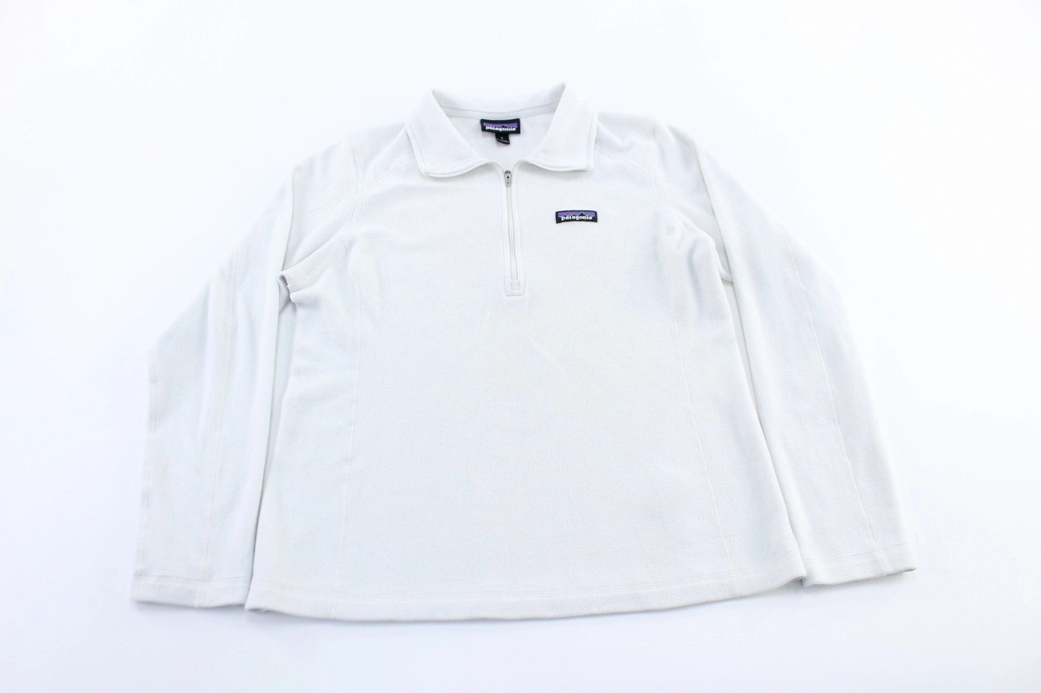 Water Repellent Coating Practical Wear Women's Patagonia Logo Patch White Pullover Jacket