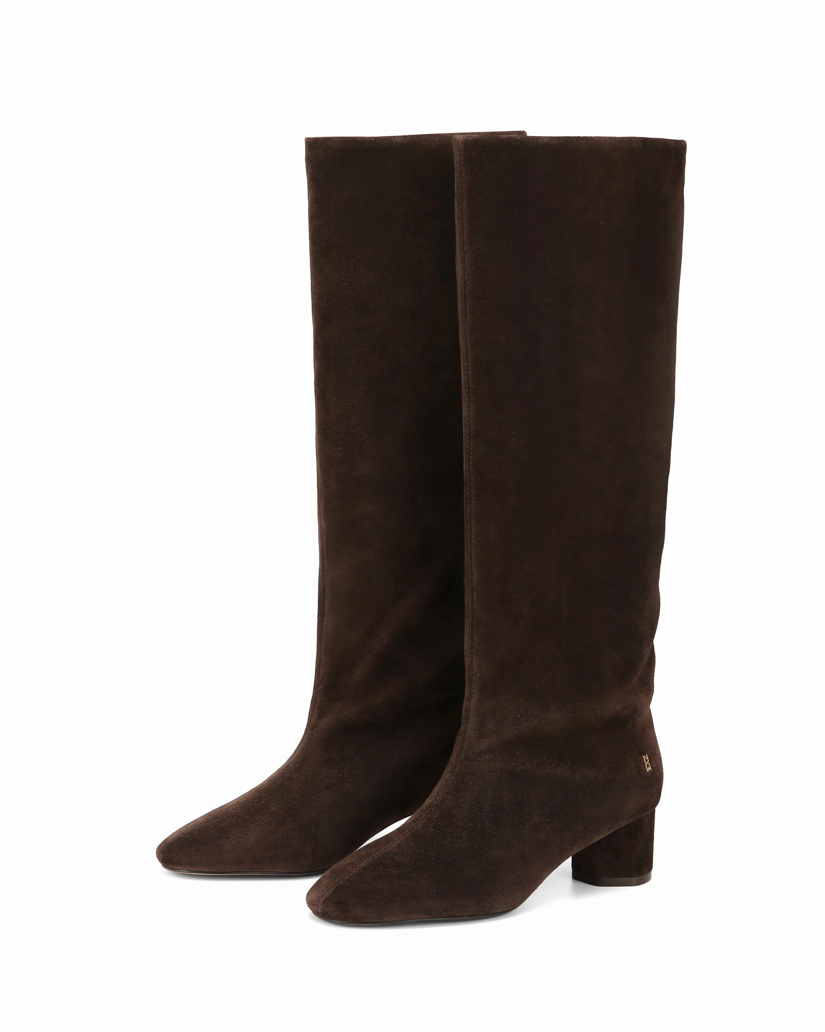 Cozy Glam Alto Brown Suede