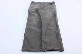 Snag Resistant Fabric Carhartt Logo Patch Grey Relaxed Fit Pants