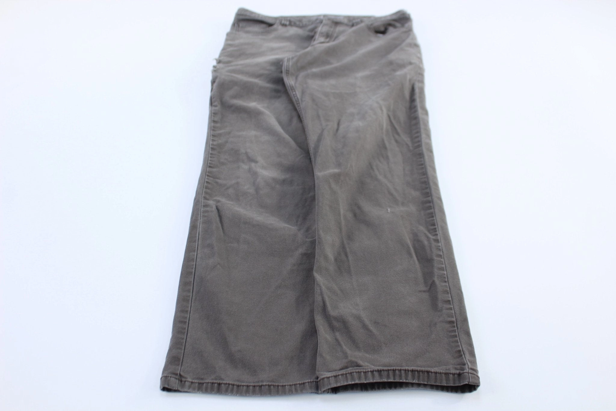 Snag Resistant Fabric Carhartt Logo Patch Grey Relaxed Fit Pants