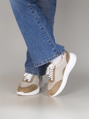 Dania Cream Sneakers Natural Stride