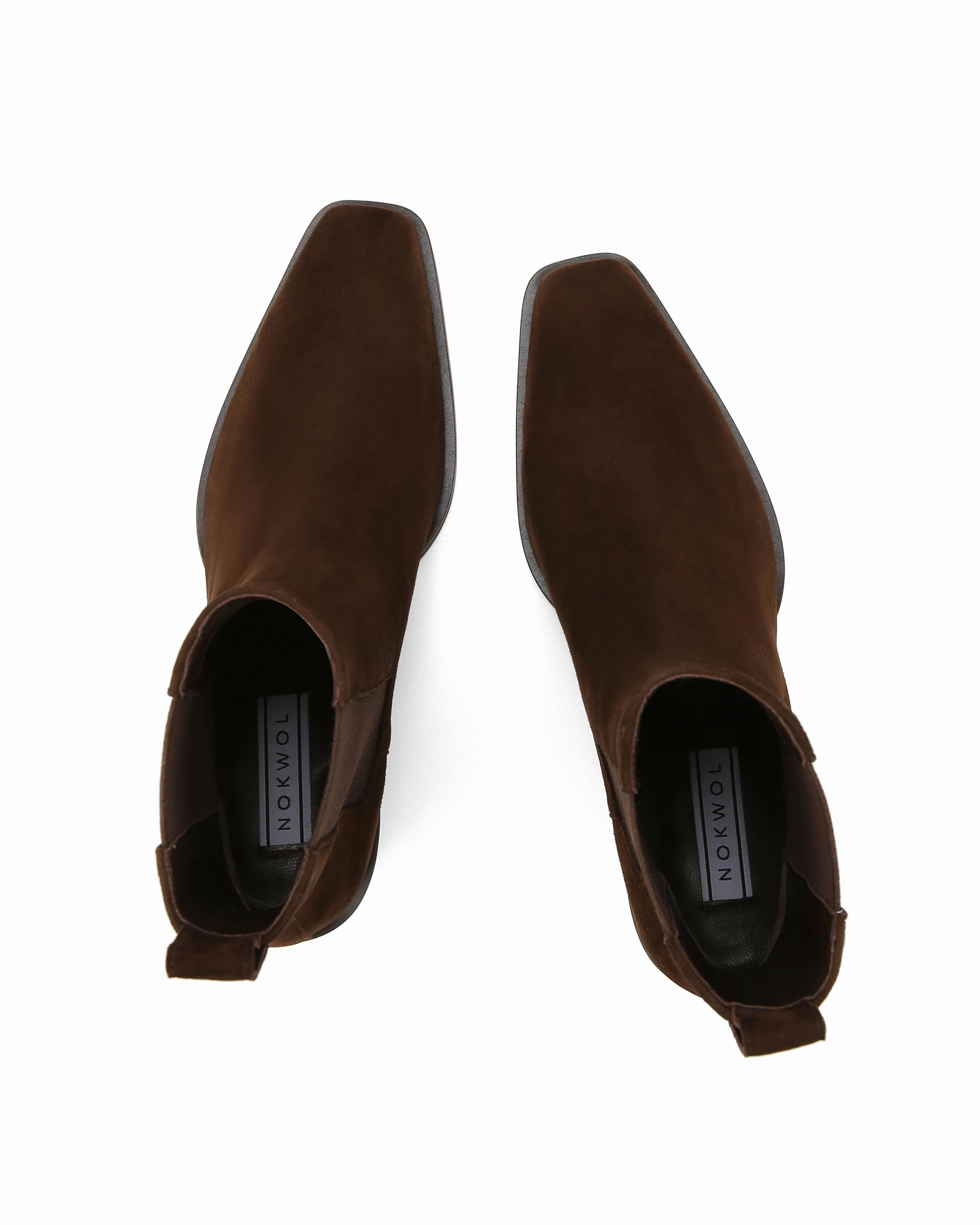 Dusi Chocolate Suede Chic Comfort Fit