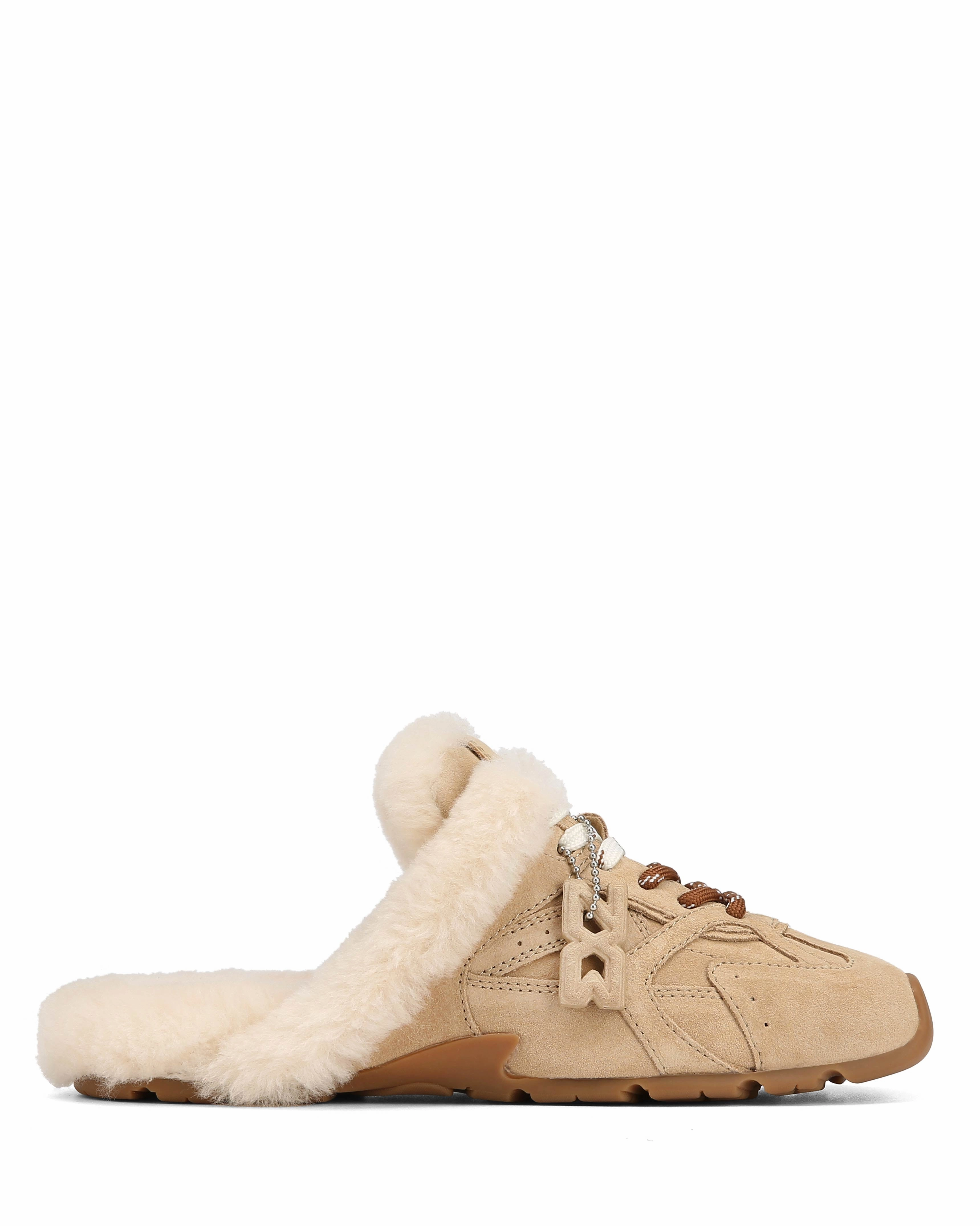 Neutral Stride Engineering All-around cushioning Atlas Mule Beige Suede